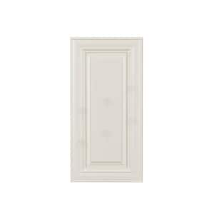 Princeton Assembled 18 in. x 30 in. x 12 in. 1-Door Wall Cabinet with 2-Shelves in Off-White