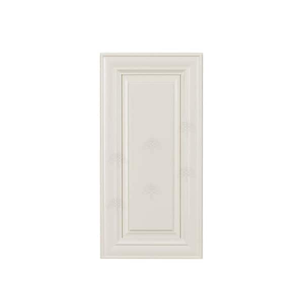 Princeton Assembled 21 in. x 30 in. x 12 in. 1-Door Wall Cabinet with 2-Shelves in Off-White