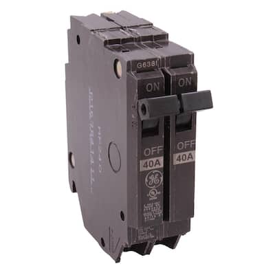 GE Q-Line 40 Amp 1 in. Double Pole Circuit Breaker (THQP240)