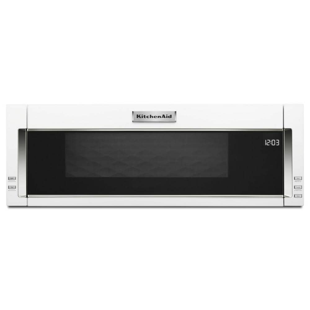 KitchenAid 1.1 cu. ft. Over the Range Low Profile Microwave Hood Combination in White