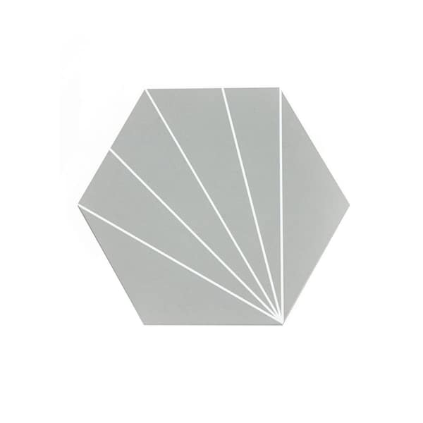 Take Home Sample Vers Grey 5.2 in. W x 9 in. L Residential Vinyl Tile Flooring