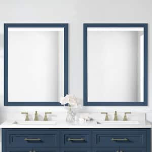 Home Decorators Collection 23.25 in. W x 29.25 in. H Rectangular Plastic  Framed Wall Bathroom Vanity Mirror in silver 5052WK-OD2329 - The Home Depot