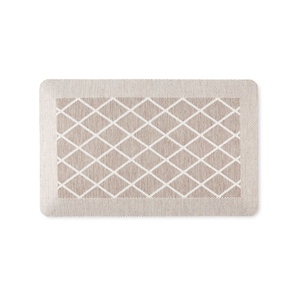 Cozy Living Lemon Wreath Grey Yellow 17.5 in. x 55 in. Runner Kitchen Mat price history on PriceWatchPro