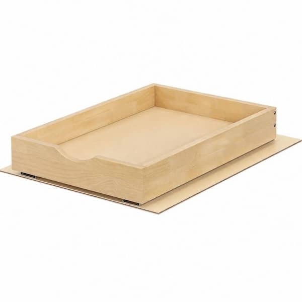 Brown Soft Close Pull Out Drawers for Cabinets, 14 in. x 21 in. Cabinet Organizer with Slides, Roll Out Pot Rack