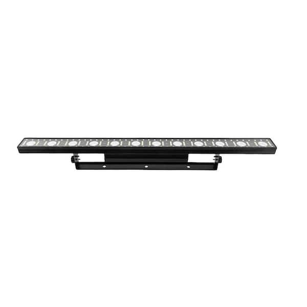 40.55 in. 36-Watt Equivalent Integrated LED Black High Bay Light RGB Wash Light Bar for Stage Activities