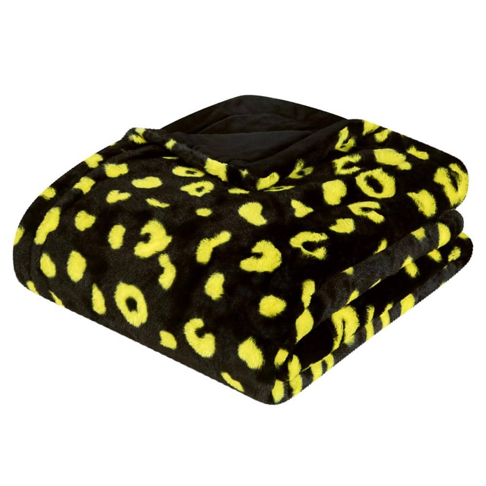 Black Throw Blanket (Set of 2) BP3166BK The Home Depot