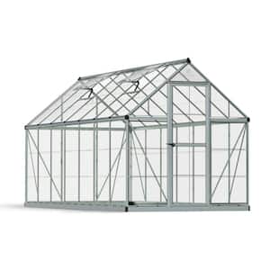 Harmony 6 ft. x 14 ft. Silver/Clear DIY Greenhouse Kit