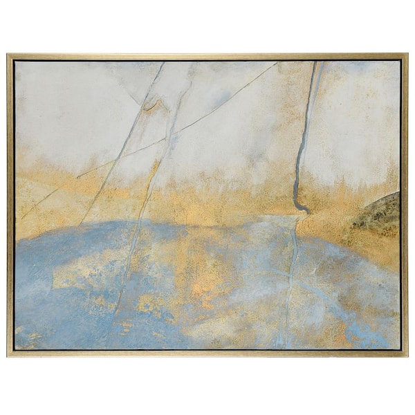 StyleCraft Austin Allen James 1-Piece Framed Abstract Art Print 32 in. x 42 in.