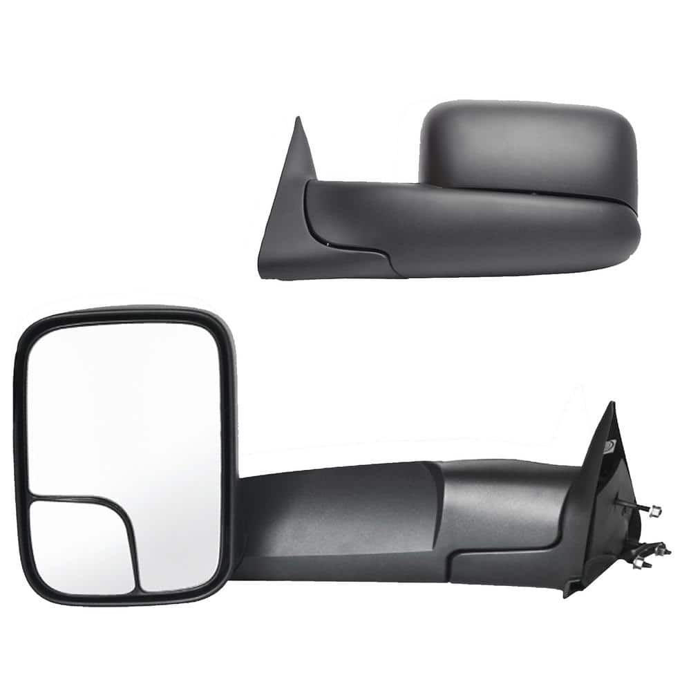 Fit System Towing Mirror for 98-01 Dodge Ram Pick-Up 1500 98-02 2500/3500  Spot Mirror Flip-Up Head Folding Pair Manual 60177-78C - The Home Depot