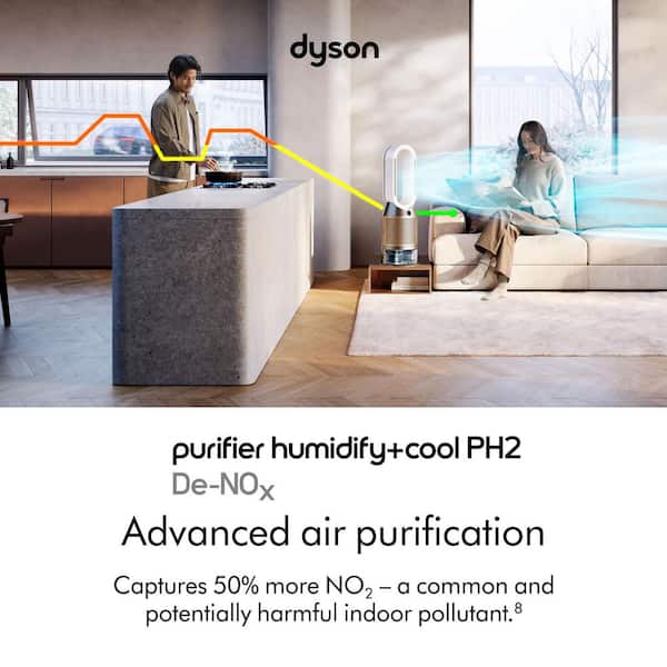 Dyson 109 sq. ft. Combined HEPA+K-Carbon filter in White/Gold with