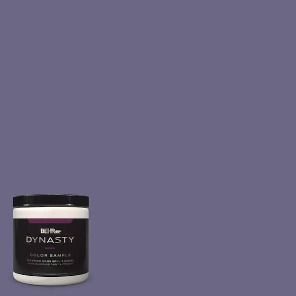 BEHR DYNASTY 8 oz. #PPU16-18 Hyacinth Arbor One-Coat Hide Eggshell Enamel Stain-Blocking Interior Paint & Primer Sample
