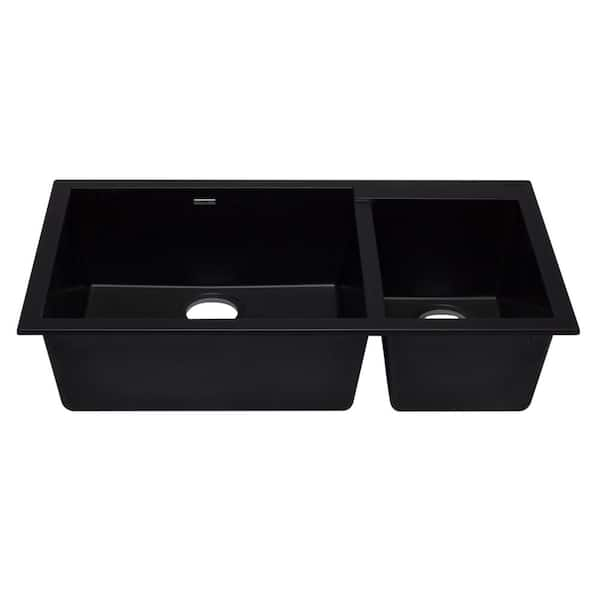 Alfi Plastic Black & Glass 2 Piece - 1 per Case.