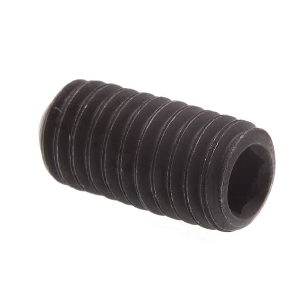 Prime-Line M6-1.0 x 12 mm Metric Black Oxide Coated Steel Internal Hex Headless Set Screws (10-Pack)