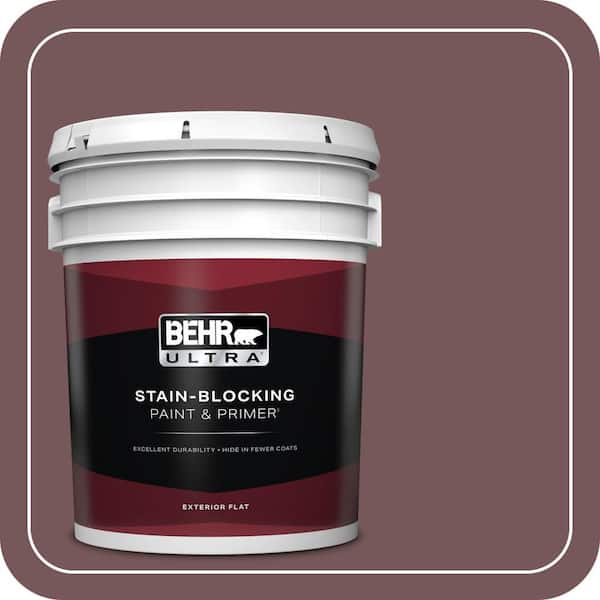 BEHR ULTRA 5 gal. #MQ1-48 Czarina Flat Exterior Paint & Primer