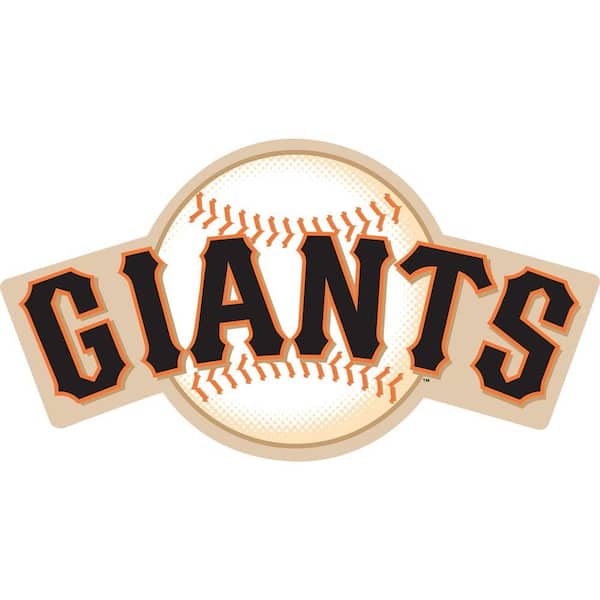 Fathead 50 in. x 27 in. San Francisco Giants Logo Wall Decal
