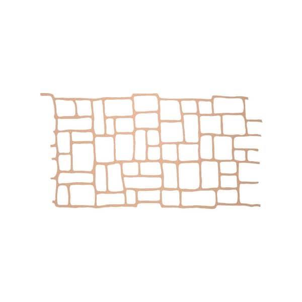 Bon Tool 33 in. x 365 ft. Old English Cobble Decorative Concrete Paper Stencil