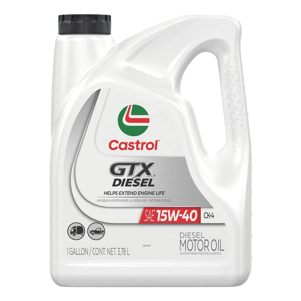 CASTROL GTX Diesel 15W-40 CK-4, 1-Gal. 15C468 - The Home Depot