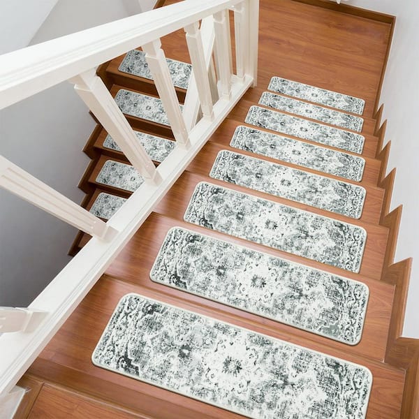 Medallion 8 in. x 30 in. Stair Tread Cover Set (Set of 15)