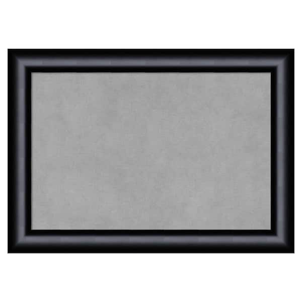 Amanti Art Steinway Black Scoop 21 in. x 15 in Framed Magnetic Board