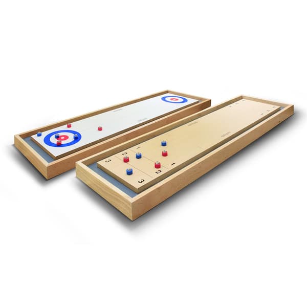 GOFLOATSGoFloats Shuffleboard and Curling 2 in 1 Table Top Board Game