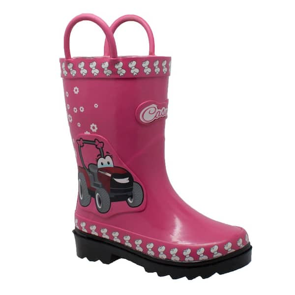 toddler girl rain boots size 8