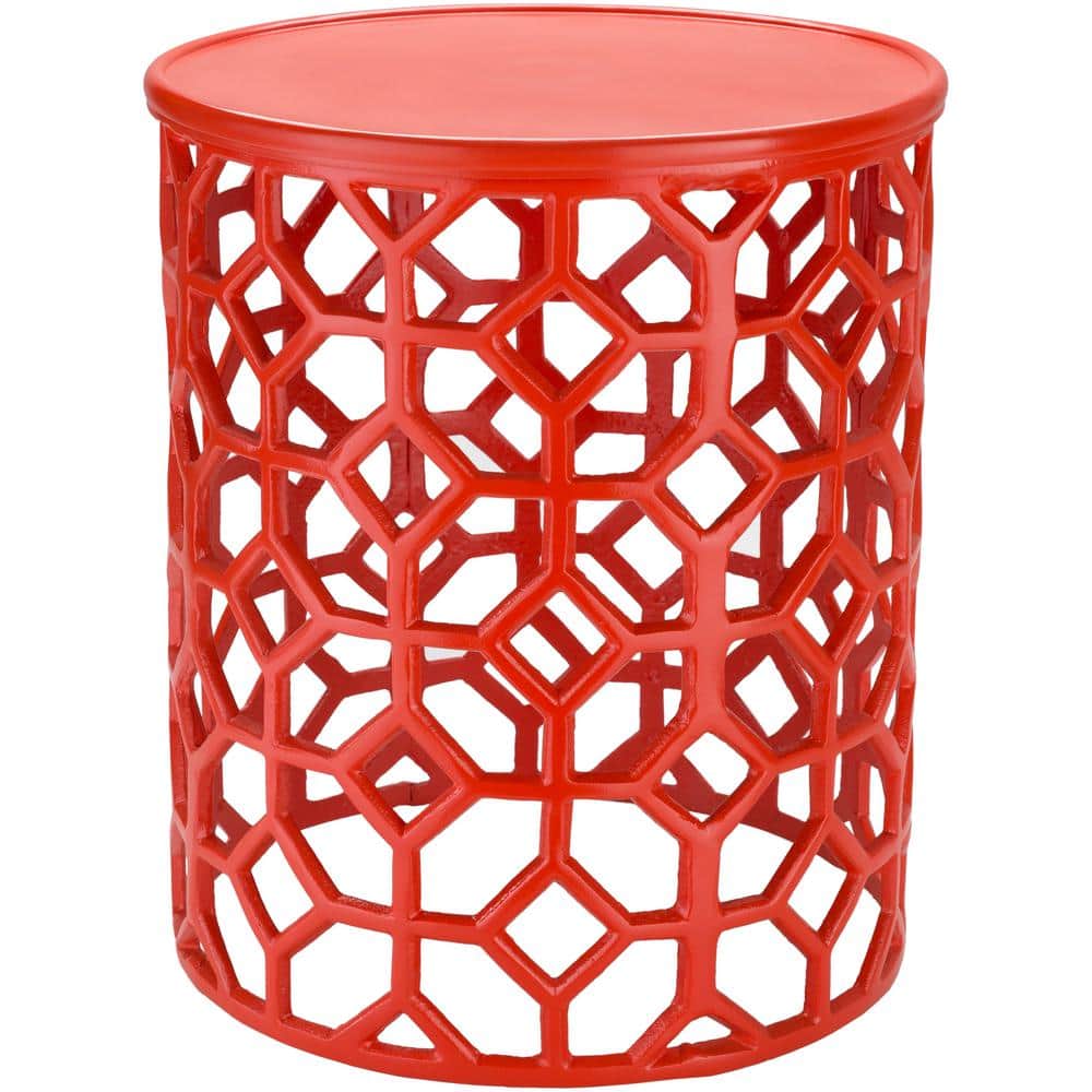 Artistic Weavers Athina Red Accent Table S00151099041 The Home Depot