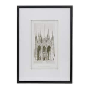 Smithsonian Framed Architecture Art Print 27.6 in. x 19.7 in.