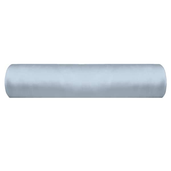Delara Delara 1-Piece Light Blue Solid 100% Eucalyptus Lyocell Tencel, Twin 39 in. x 75 in., Smooth and Breathable Fitted Sheet
