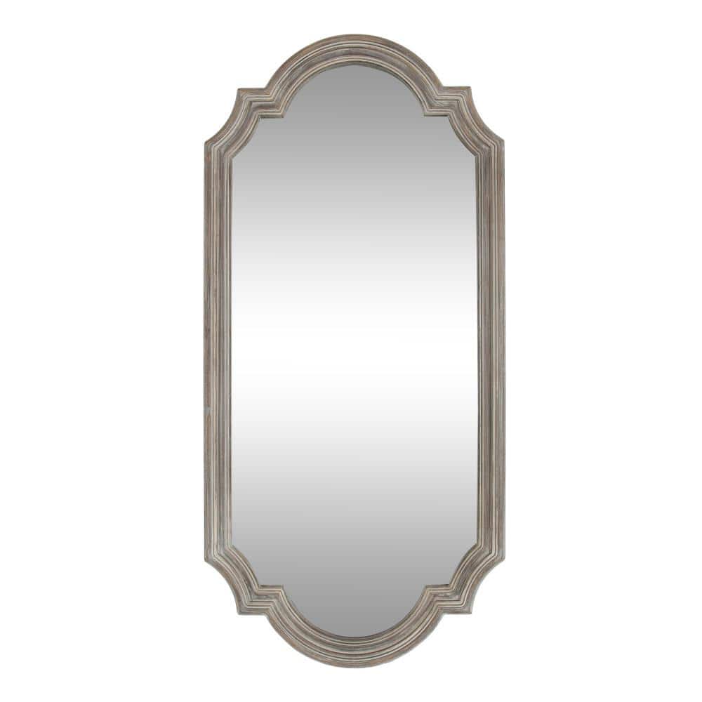 Fairbourne Coastal Distressed White Full-Length Wall Mirror