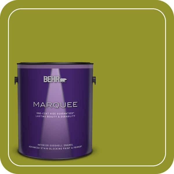 BEHR MARQUEE 1 gal. #P350-7 Lazy Lizard Eggshell Enamel Interior Paint & Primer