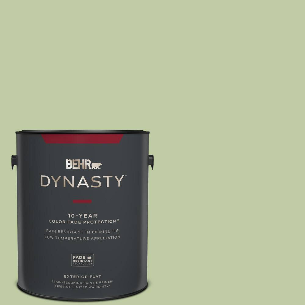 BEHR DYNASTY 1 gal. M3604 Marjoram Flat Exterior StainBlocking Paint