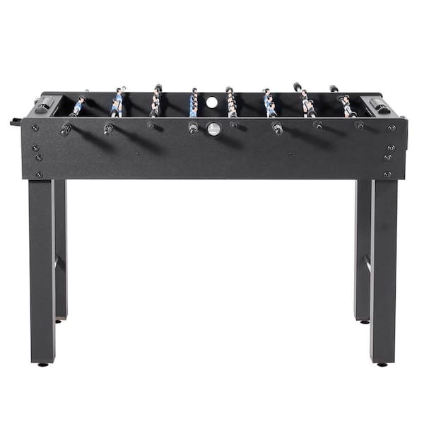48 in. Foosball Table, Standard Soccer Game for Home, Includes 2-Balls, Score Keeper, Cup Holders, Durable Design