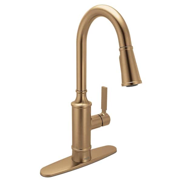 MOEN Gilden Single Handle Pull-Down Sprayer Kitchen Faucet