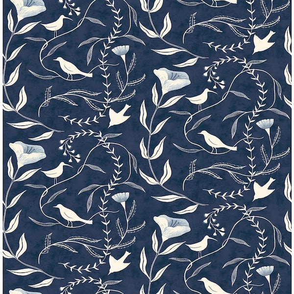 Elana Gabrielle Birdsong Baltic Peel and Stick Wallpaper Roll (Covers 30.75 Sq.ft.)