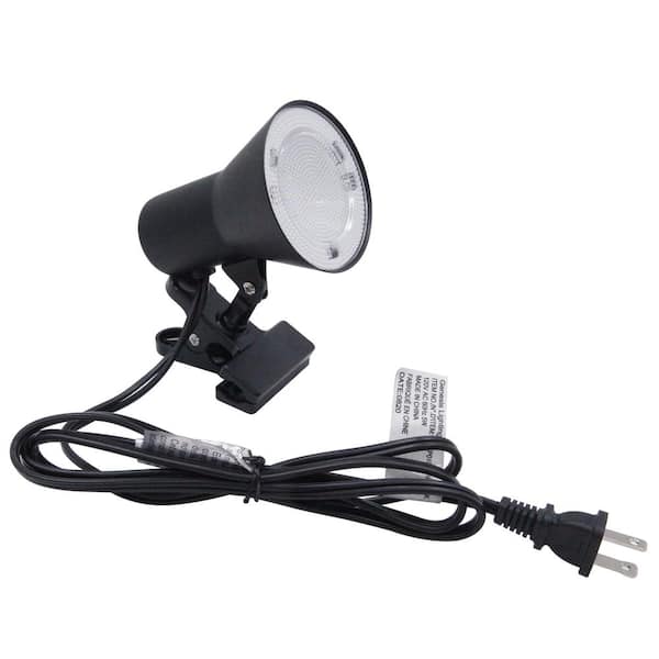 360 Flexible Black LED Clip On Desk Lamp