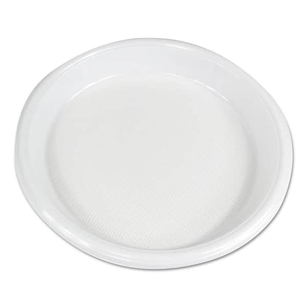 Boardwalk Hi-Impact 10 in. White Disposable Plastic Plates (500-Carton)  BWKPLHIPS10WH - The Home Depot