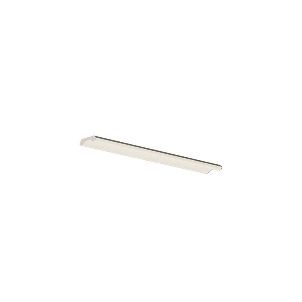 Damascus Raised 96 in. W x 2.28 in. H x 3 in. D Cove Crown Molding Assembled Wall in French Vanilla