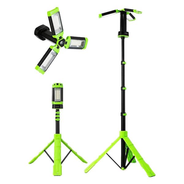 Cordless 2700 Lumen LED Tripod Work Light Portable Charger