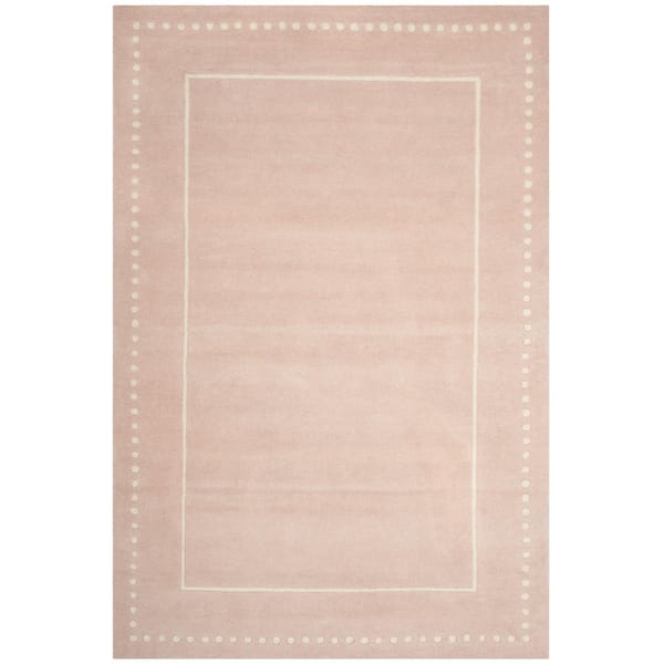 SAFAVIEH Bella Light Pink/Ivory 6 ft. x 9 ft. Border Area Rug