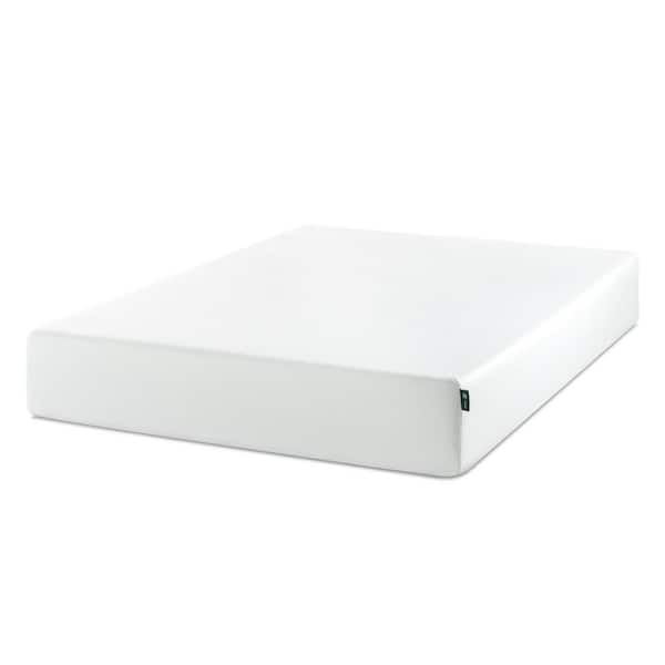 Zinus Queen Medium Green Tea Optimum Memory Foam 10 in. Mattress
