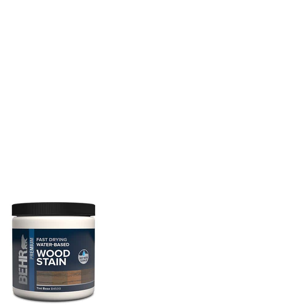 8 oz. Clear Tint Base Transparent Water-Based Fast Drying Interior Wood Sta