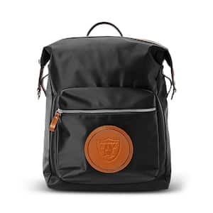 Las Vegas Raiders Debossed Signature 14 in. Black Backpack