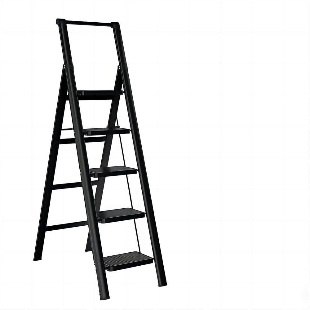 Reviews for WELLFOR 5Step 10 ft. Reach Folding Steel Step Stool, 600