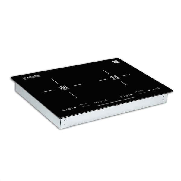 Equator Induction BuiltIn Cooktop 20 in. Black with 2 Burners BIC 202