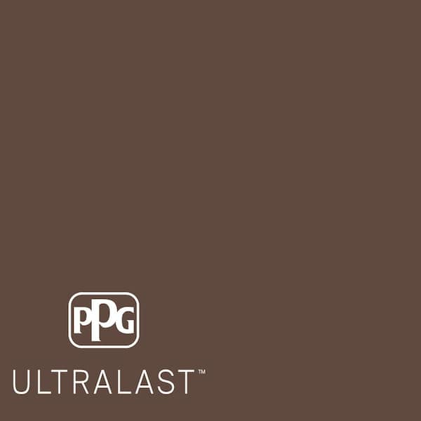 PPG UltraLast 1 qt. #PPG1075-7 Fudge Truffle Matte Interior Paint and Primer