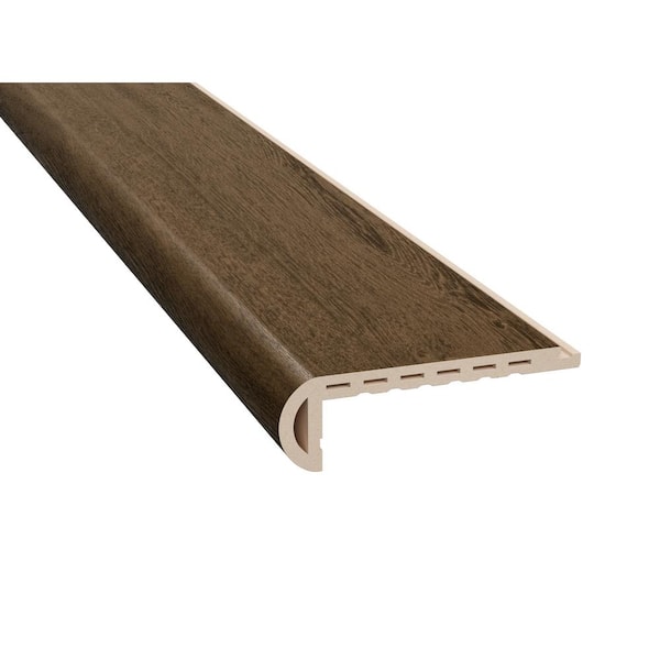 NewAge Products Forest Oak 5 mm T x 2.56 in. W x 46 in. L Tongue Stair Nose Molding (2-Pack)