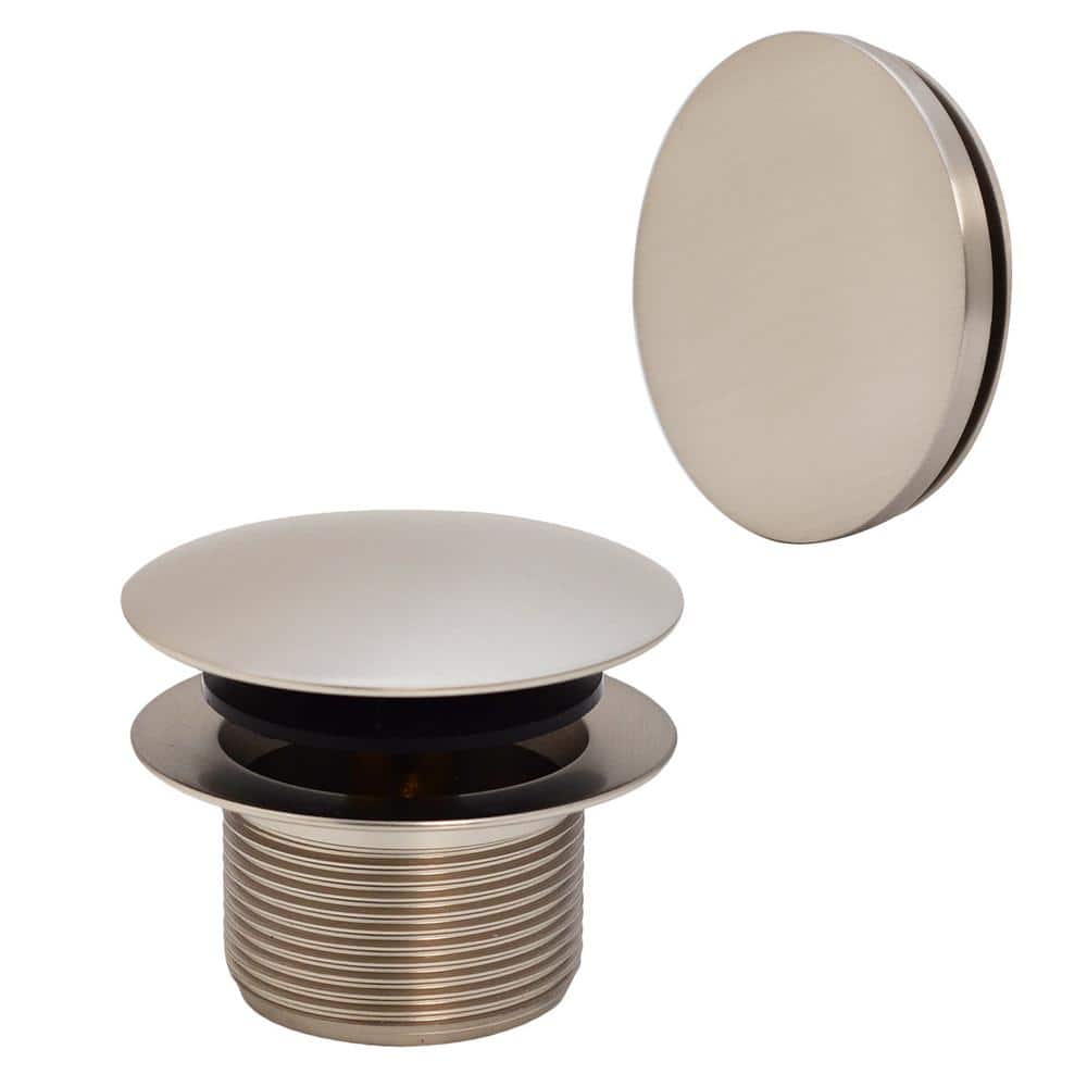 1-1/2 in. NPSM Coarse Thread Mushroom Tip-Toe Bathtub Drain with Illusionary Overflow Faceplate, Stainless Steel price history on PriceWatchPro