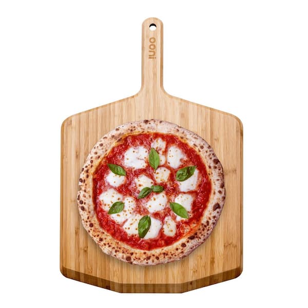 16 in. Bamboo Pizza Peel and Serving Board
