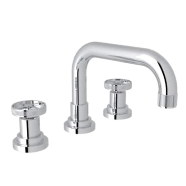ROHL Campo Bath 8 in. Widespread 2-Handle Bathroom Faucet in Polished Chrome