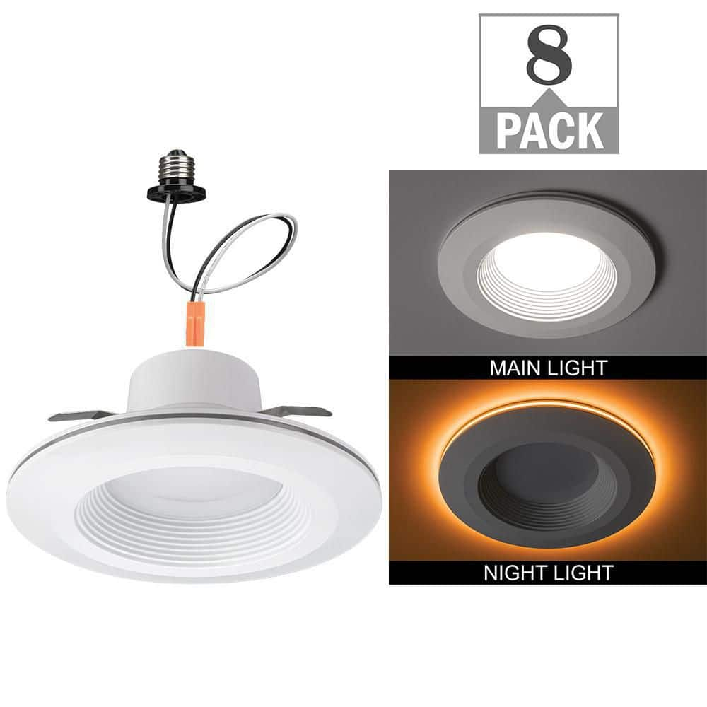 ETi 6 in. Selectable CCT Integrated LED Recessed Light Trim with